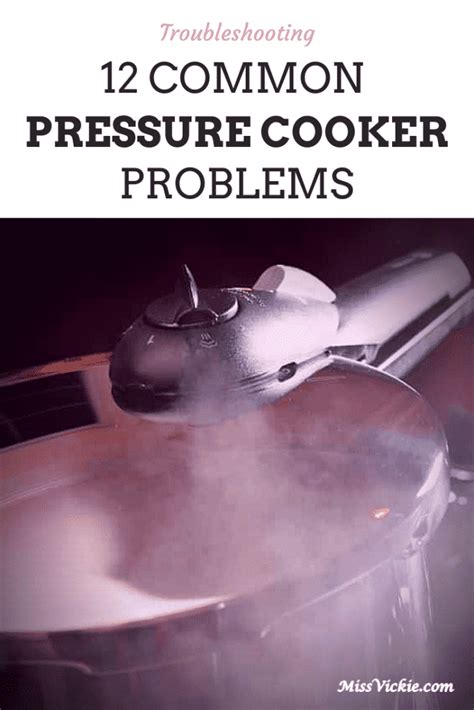 Troubleshooting: 12 Common Pressure Cooker Problems